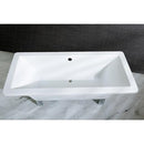 kingston-brass-aqua-eden-67-inch-acrylic-double-ended-clawfoot-tub-no-faucet-drillings-white-polished-chrome-vtsq673018a1kingston-brass-aqua-eden-vtsq673018a1-67-inch-acrylic-double-ended-clawfoot-tub-no-faucet-drillings-white-polished-chrome