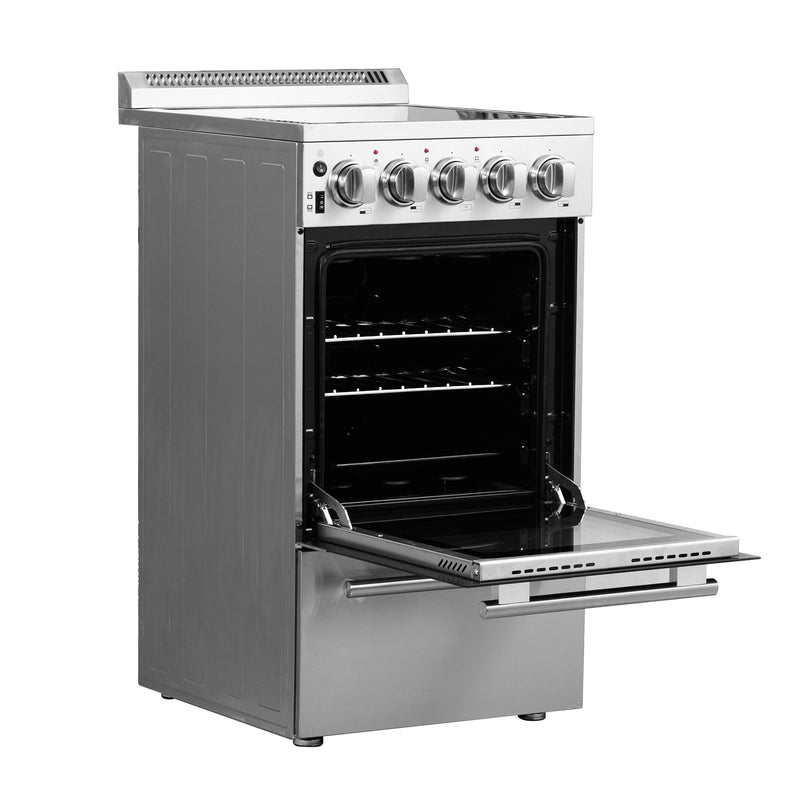 Forno 20″ Pallerano  - 20" Electric Range, 4 Electric Burners Electric Range with 4 Element Burners - FFSEL6052-20