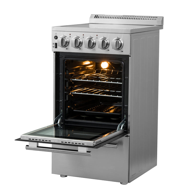 Forno 20″ Pallerano  - 20" Electric Range, 4 Electric Burners Electric Range with 4 Element Burners - FFSEL6052-20