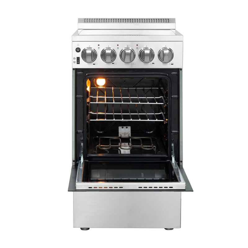 Forno 20″ Pallerano  - 20" Electric Range, 4 Electric Burners Electric Range with 4 Element Burners - FFSEL6052-20