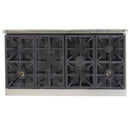 Kucht 48 in. Professional 6 Burner Gas Stovetop in Stainless Steel and Accents KFX489T