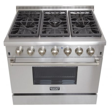 Kucht 36″ Freestanding Dual-Fuel Range KRD366F