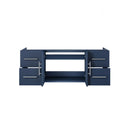 Lexora Geneva 48" Navy Blue Vanity Cabinet Only LG192248DE00000