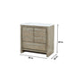 Lexora Lafarre 36" Rustic Acacia Bathroom Vanity, White Quartz Top, and White Square Sink LLF36SKSOS000