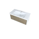 Lexora Scopi 36" Rustic Acacia Bathroom Vanity and Acrylic Composite Top with Integrated Sink LSC36SRAOS000