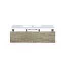 Lexora Scopi 48" Rustic Acacia Bathroom Vanity and Acrylic Composite Top with Integrated Sink LSC48SRAOS000