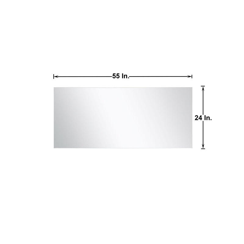 Lexora Scopi 60" Rustic Acacia Double Bathroom Vanity, Acrylic Composite Top with Integrated Sinks, Labaro Brushed Nickel Faucet Set, and 55" Frameless Mirror LSC60DRAOSM55FBN