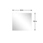 Lexora Zilara 42" Black and Grey Vanity, Castle Grey Marble Top, White Square Sink, and 34" Frameless Mirror - LZ342242SLISM34