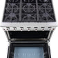 NXR 36" Propane Gas Range & Under Cabinet Hood Bundle, Stainless Steel SC3611LPRHBD