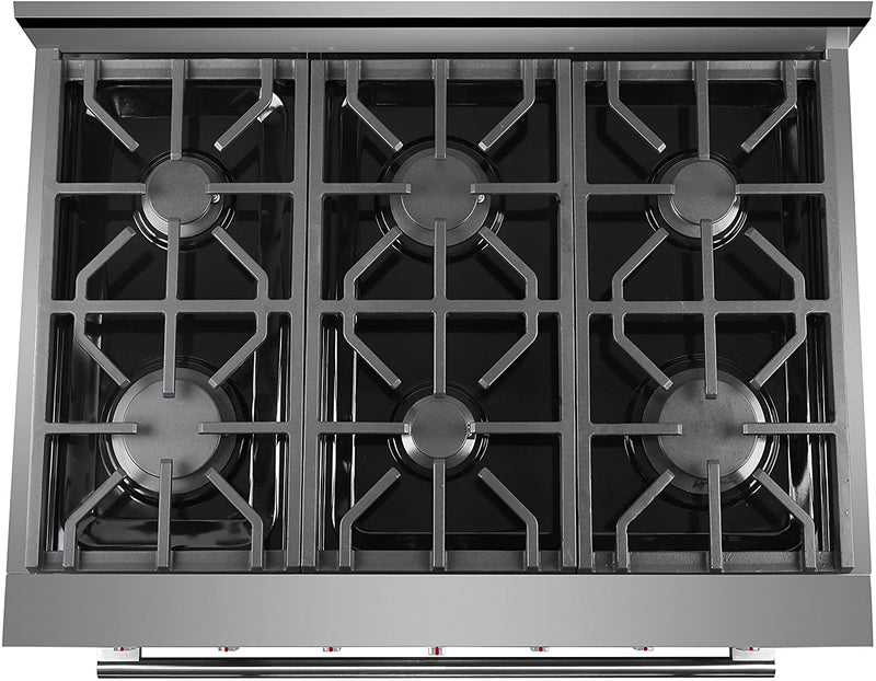 NXR 36" Propane Gas Range & Under Cabinet Hood Bundle, Stainless Steel SC3611LPRHBD