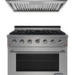 NXR 36 in. Natural Gas Range and Under Cabinet Range Hood Package, SC3611EHBD