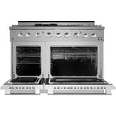 NXR 48 in. Natural Gas Range and Under Cabinet Range Hood Package, SC4811RHBD
