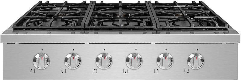 NXR 36" Natural Gas Cooktop & Under Cabinet Hood Bundle, Stainless Steel SCT3611RHBD
