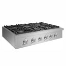 NXR 36" Natural Gas Cooktop & Under Cabinet Hood Bundle, Stainless Steel SCT3611EHBD