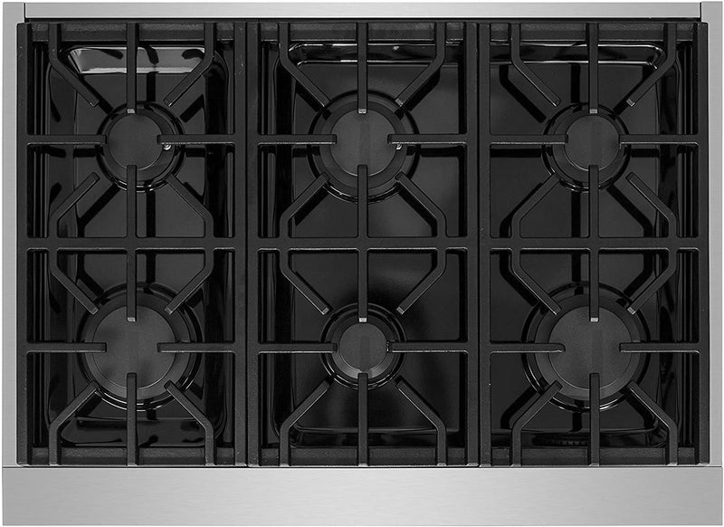 NXR 36" Propane Gas Cooktop & Under Cabinet Hood Bundle, Stainless Steel SCT3611LPRHBD