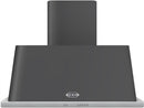 ILVE 40" Majestic Wall Mount Range Hood with 600 CFM Blower Anti-grease Filter 2 Warming Lights Filter Light Indicator Auto-off Function and 4 Fan Speeds (UAM100)