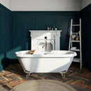 kingston-brass-aqua-eden-67-inch-acrylic-clawfoot-tub-no-faucet-drillings-white-polished-nickel-vtds672924jnh6