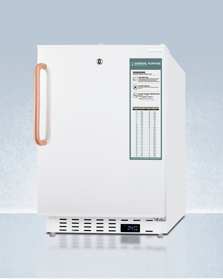 Accucold 20" Wide Built-In Healthcare All-Refrigerator ADA Compliant