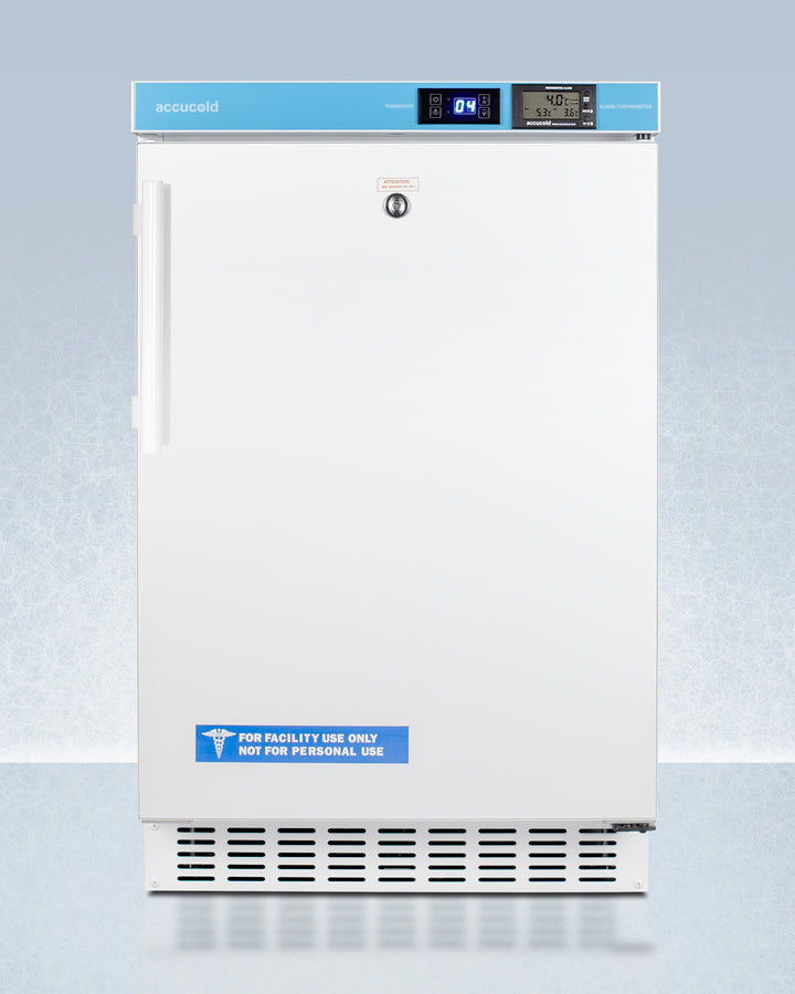Accucold 20" Wide Built-In Pharmacy All-Refrigerator ADA Compliant Front