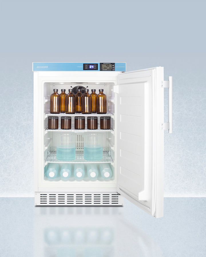 Accucold 20" Wide Built-In Pharmacy All-Refrigerator ADA Compliant Full