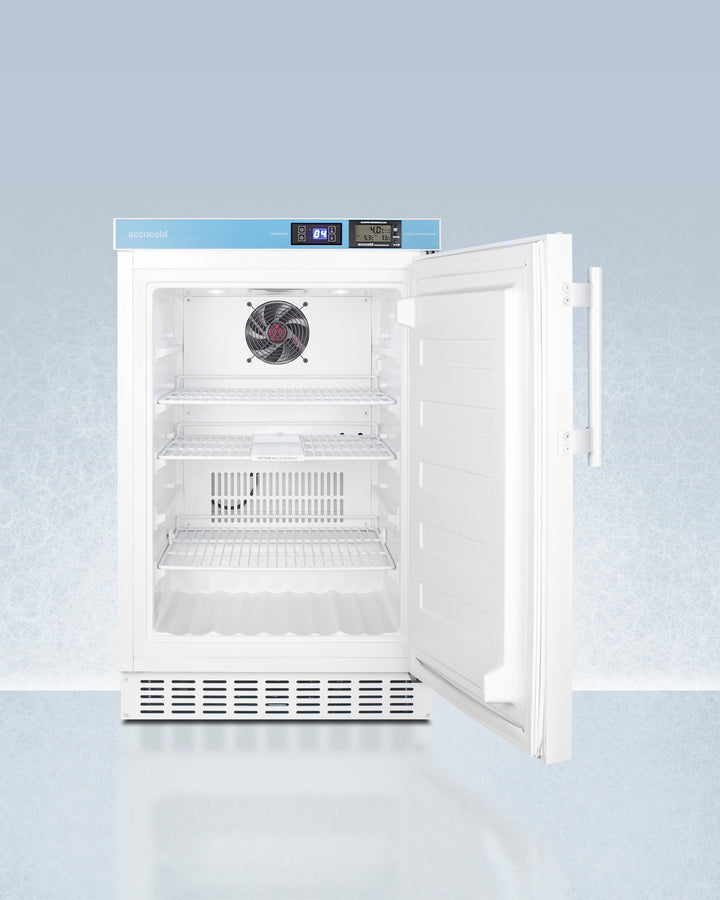 Accucold 20" Wide Built-In Pharmacy All-Refrigerator ADA Compliant Open