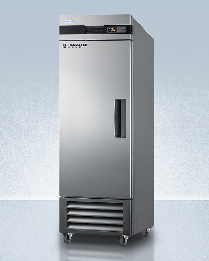 Accucold 23 Cu.Ft. Upright Pharmacy Freezer in Stainless Steel with Left Hand Door