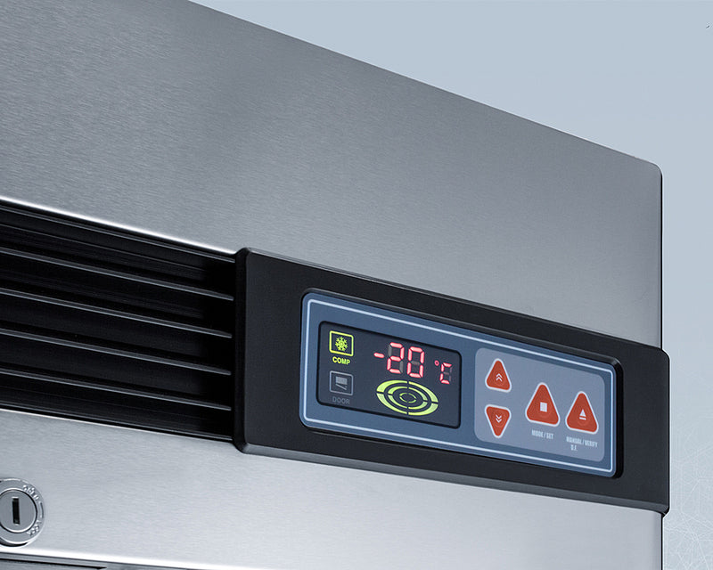 Accucold 23 Cu.Ft. Upright Pharmacy Freezer in Stainless Steel with Left Hand Door