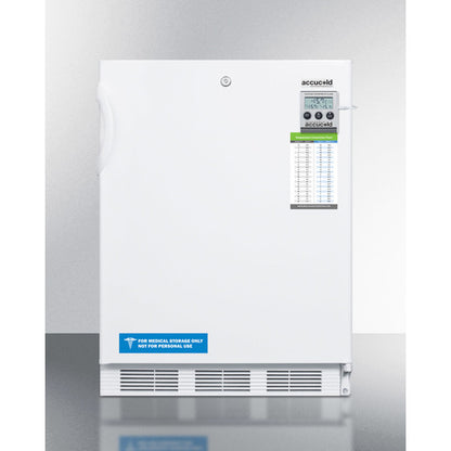 Accucold 24" Wide All-Freezer, ADA Compliant 