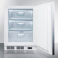 Accucold 24" Wide All-Freezer, ADA Compliant 