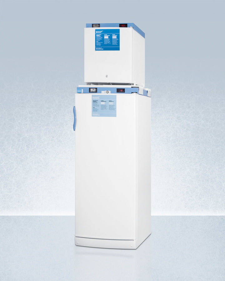 Accucold 24" Wide All-Refrigerator/All-Freezer Combination with Front Lock