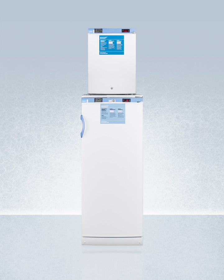 Accucold 24" Wide All-Refrigerator/All-Freezer Combination with Front Locks