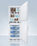 Accucold 24" Wide All-Refrigerator/All-Freezer Combination with Probe Hole Full