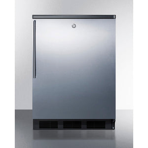 Accucold 24" Wide All-Refrigerator Auto Defrost with Stainless Steel Door