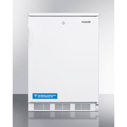 Accucold 24" Wide All-Refrigerator in White Exterior