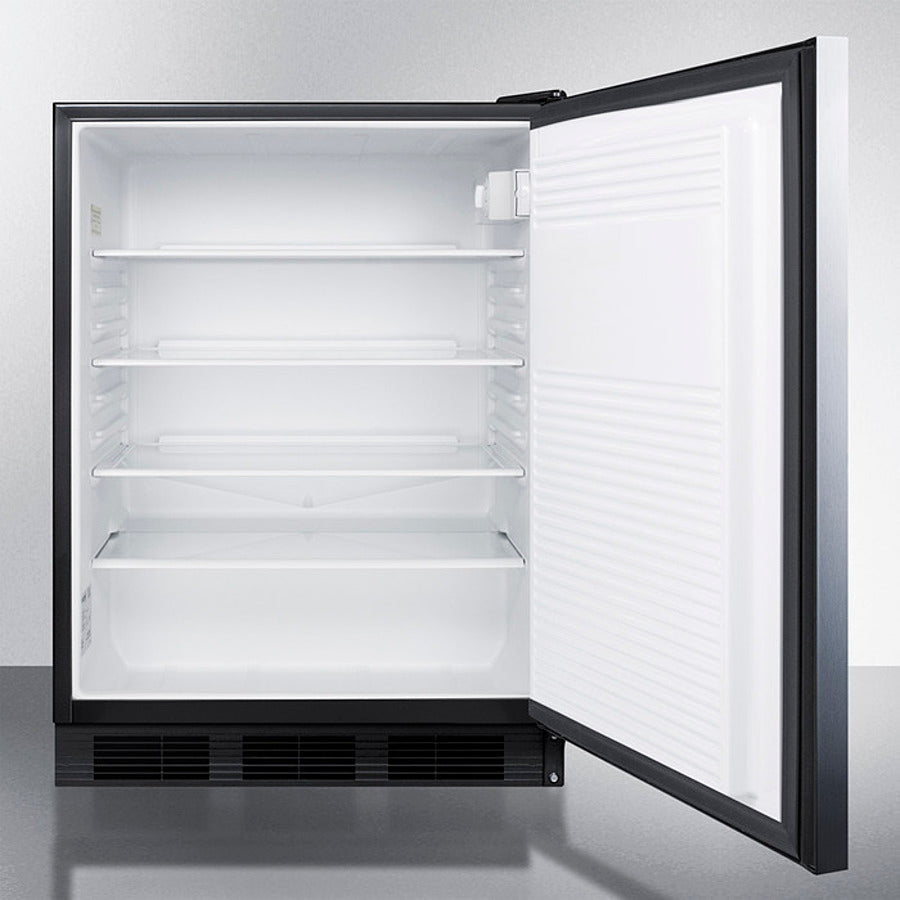 Accucold 24" Wide All-Refrigerator with Horizontal Handle