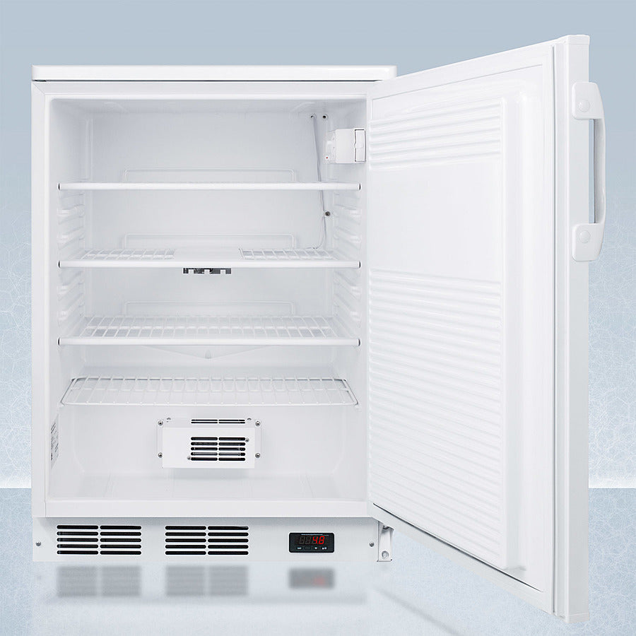 Accucold 24" Wide All-Refrigerator with Probe Hole Open