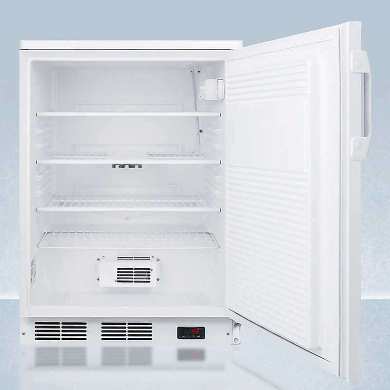 Accucold 24" Wide All-Refrigerator with Probe Hole Open