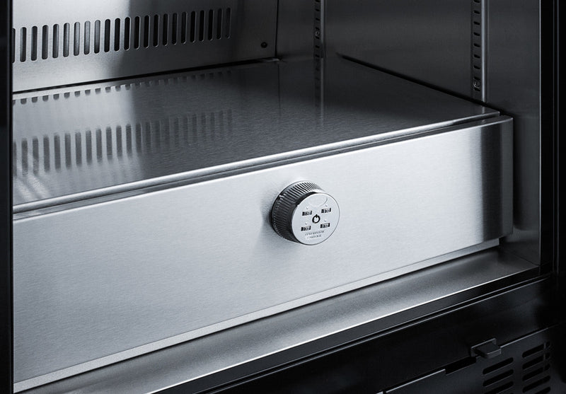 Accucold 24" Wide All-Refrigerator with Stainless Steel Interior and Exterior