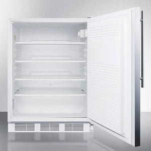 Accucold 24" Wide All-Refrigerator with Thin Handle