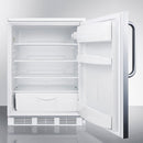 Accucold 24" Wide All-Refrigerator with Towel Bar Handle