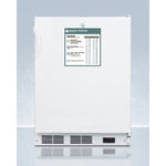 Accucold 24" Wide Built-In All-Freezer, ADA Compliant 