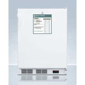 Accucold 24" Wide Built-In All-Freezer, ADA Compliant 