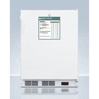 Accucold 24" Wide Built-In All-Freezer, ADA Compliant 