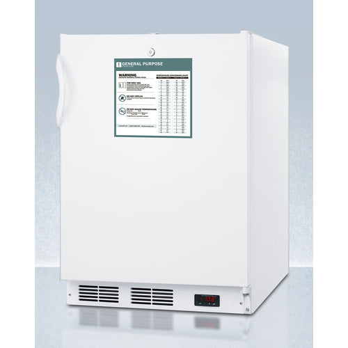 Accucold 24" Wide Built-In All-Freezer, ADA Compliant 