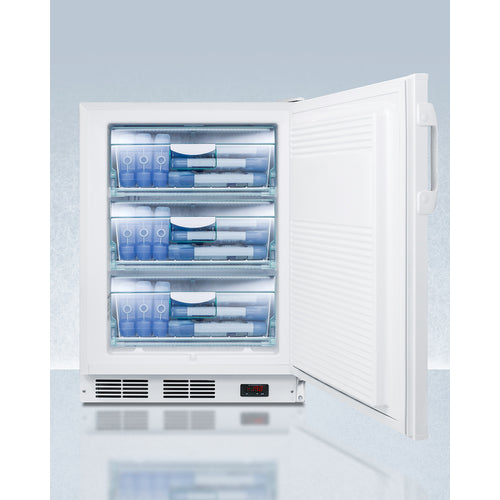 Accucold 24" Wide Built-In All-Freezer, ADA Compliant 