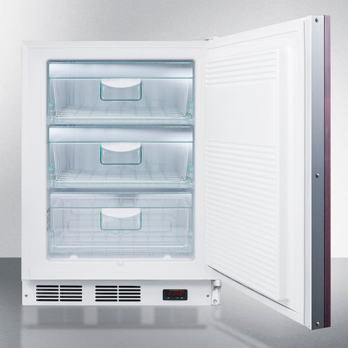 Accucold 24" Wide Built-In All-Freezer, ADA Compliant 