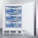 Accucold 24" Wide Built-In All-Freezer, ADA Compliant 
