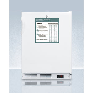 Accucold 24" Wide Built-In All-Refrigerator ADA Compliant