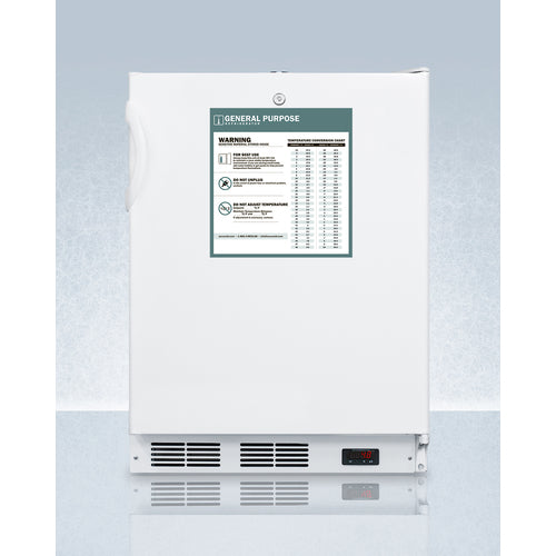 Accucold 24" Wide Built-In All-Refrigerator ADA Compliant