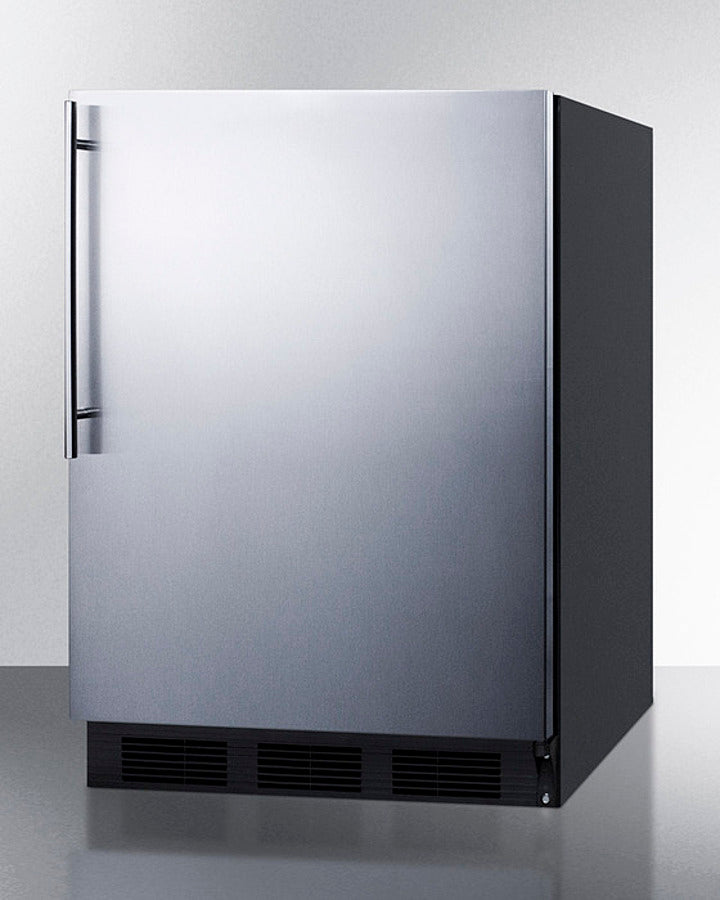 Accucold 24" Wide Built-In All-Refrigerator ADA Compliant with Thin Handle